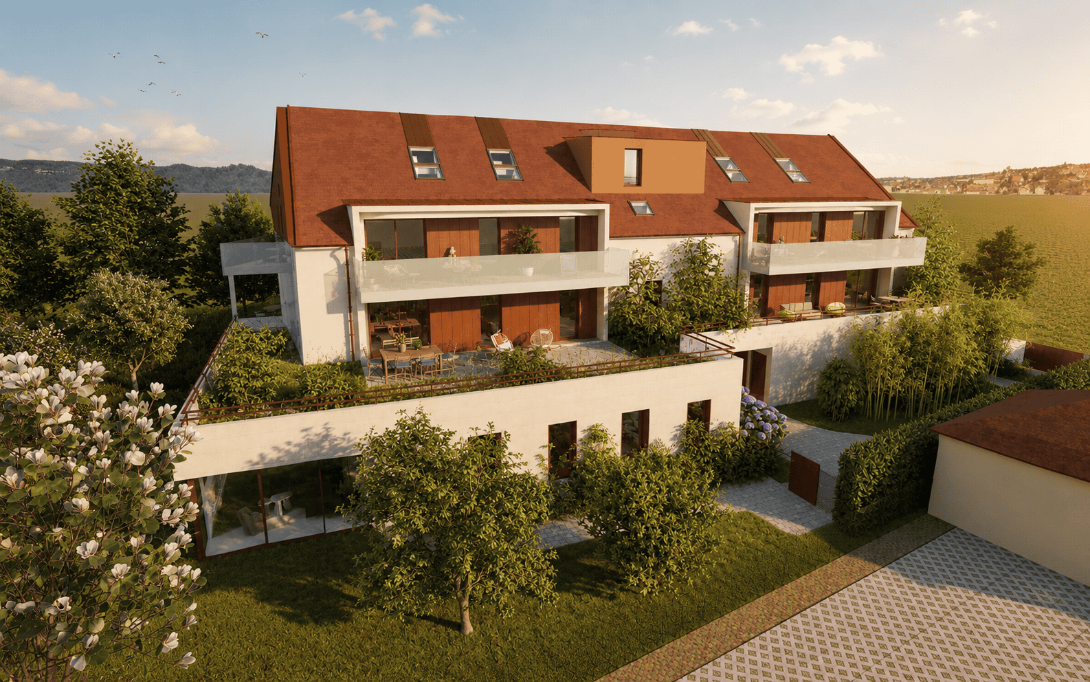 Appartement 3p Sud avec grande terrasse