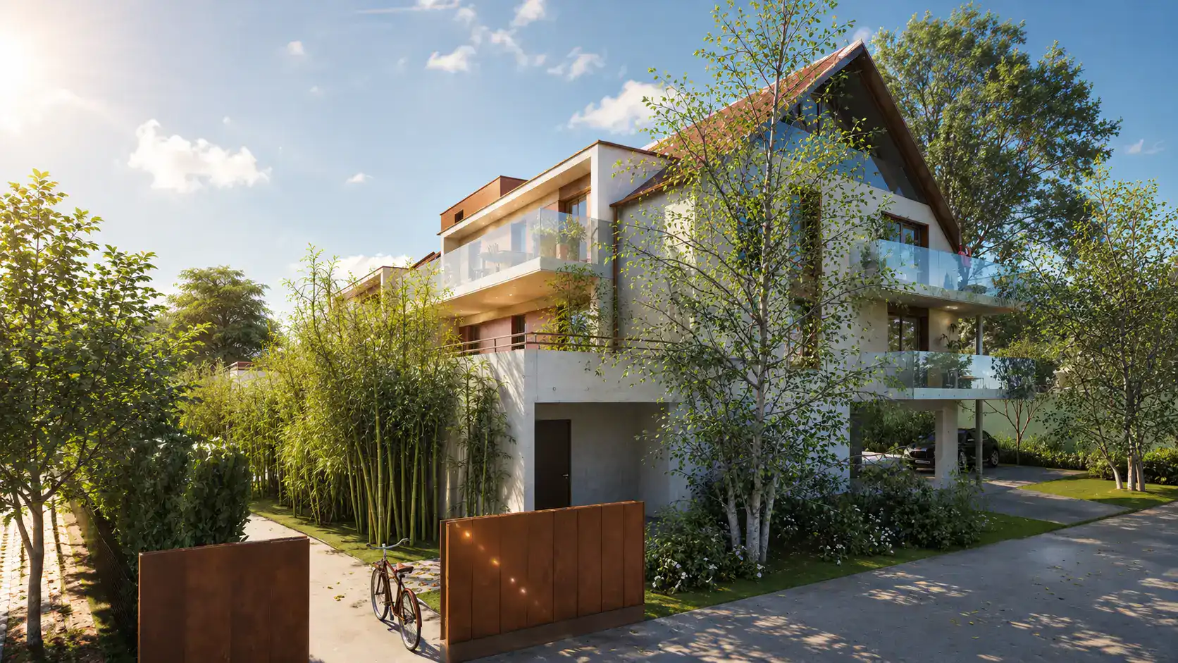 Appartement 2p double orientation